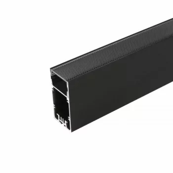 Alu Leuchtenprofil 30x60mm schwarz eloxiert für LED Streifen
